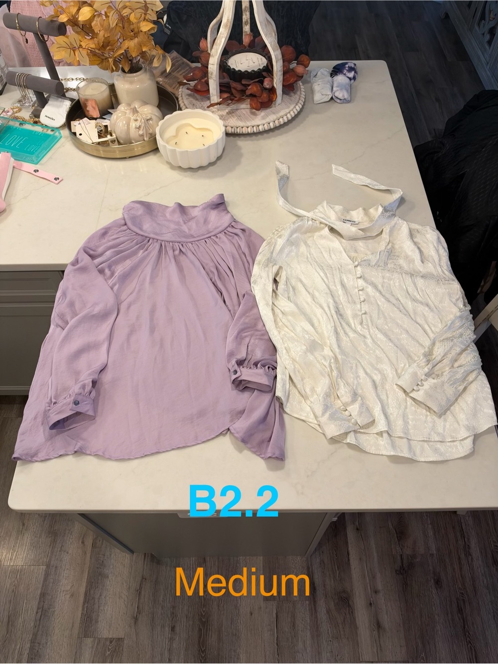 7 Dresses & Blouses mixed brands & M & L including 2 free tops smoke free home